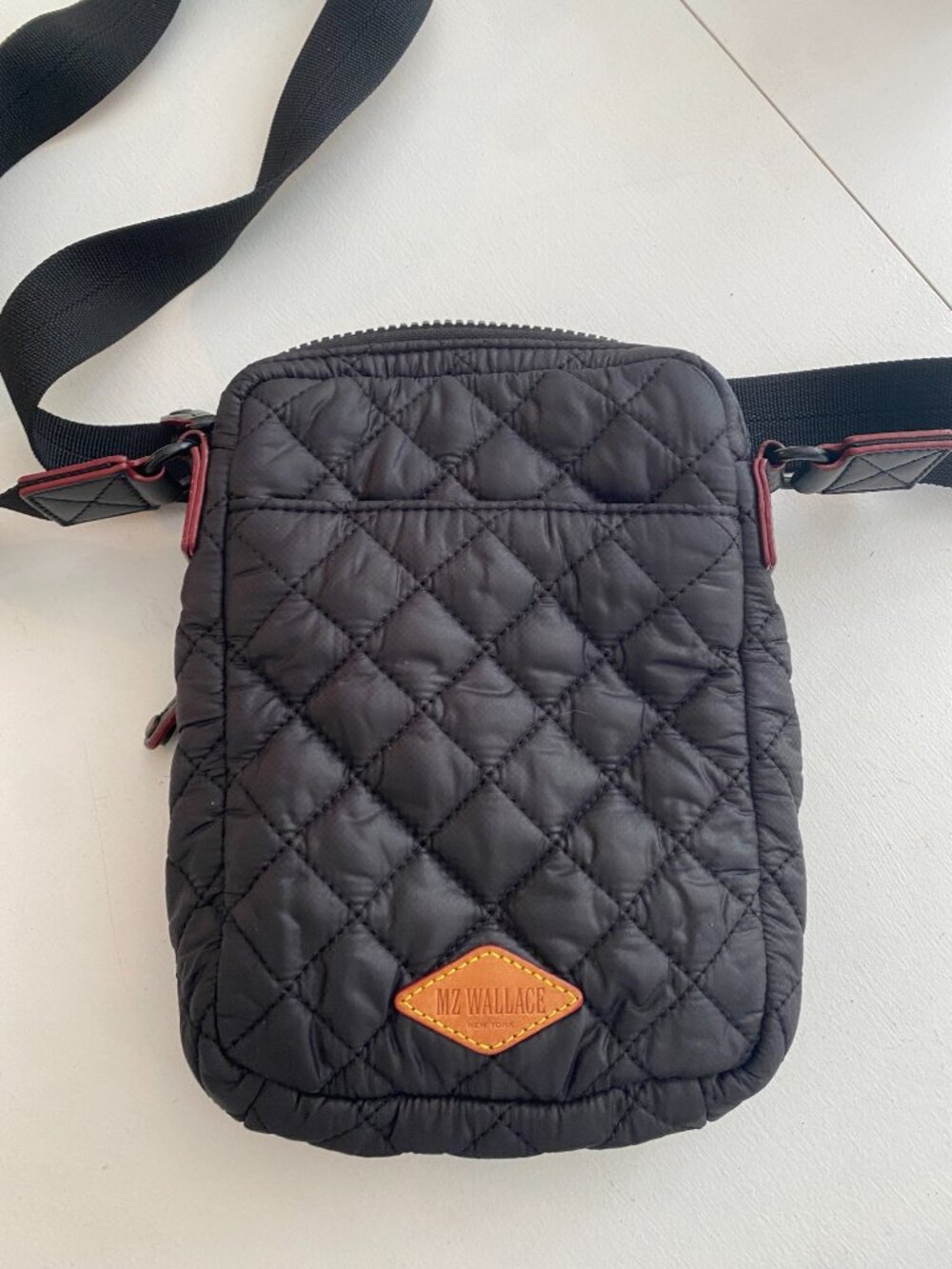 MZ Wallace Metro Quilted Crossbody Sling Bag - Black